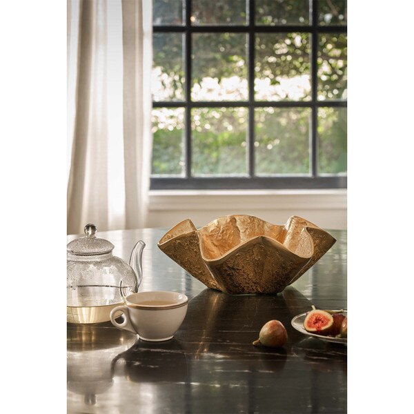 Pedicoat Metal Bowl Large (Brass) Lifestyle 15